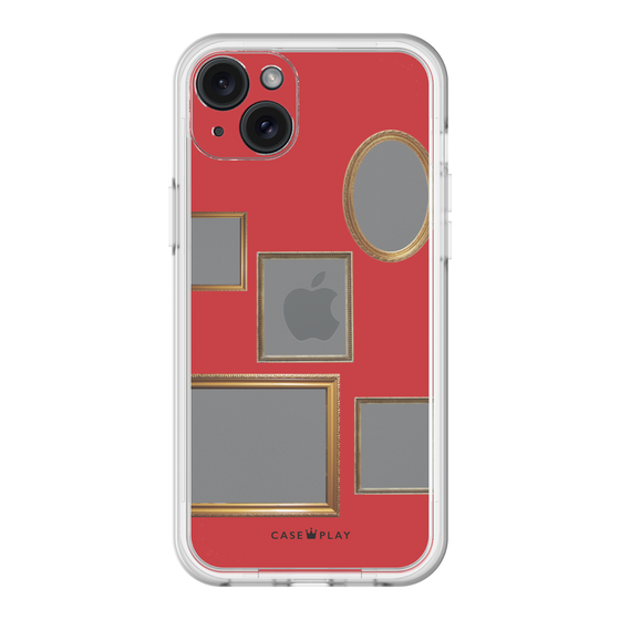 スリムプロテクションプレミアムケース［ Photo Frames - Red ］