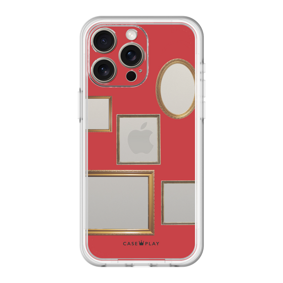 スリムプロテクションプレミアムケース［ Photo Frames - Red ］