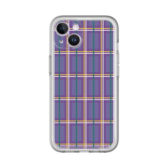 スリムプロテクションプレミアムケース［ Tartan Check - Purple ］