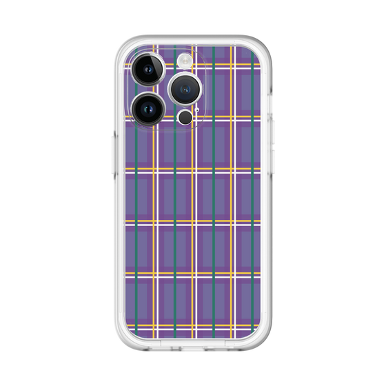 スリムプロテクションプレミアムケース［ Tartan Check - Purple ］