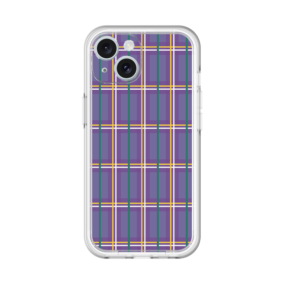 スリムプロテクションプレミアムケース［ Tartan Check - Purple ］