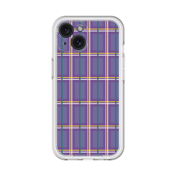 スリムプロテクションプレミアムケース［ Tartan Check - Purple ］