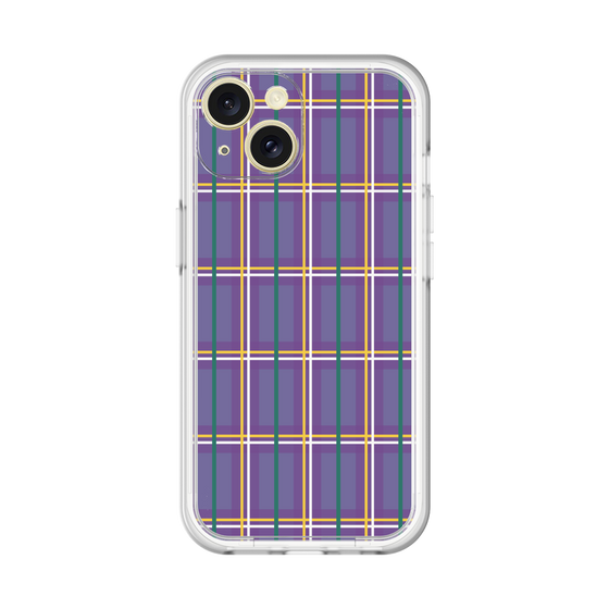 スリムプロテクションプレミアムケース［ Tartan Check - Purple ］