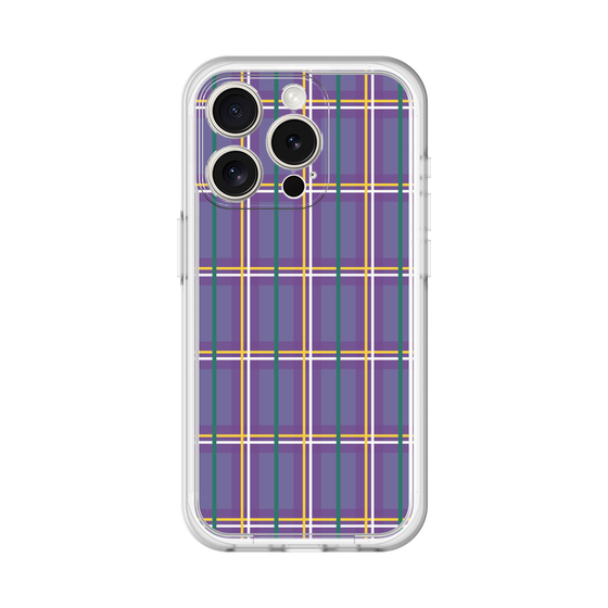 スリムプロテクションプレミアムケース［ Tartan Check - Purple ］