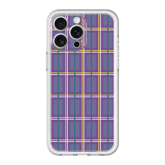 スリムプロテクションプレミアムケース［ Tartan Check - Purple ］