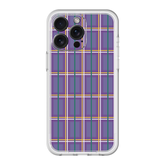 スリムプロテクションプレミアムケース［ Tartan Check - Purple ］