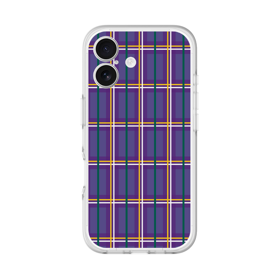 スリムプロテクションプレミアムケース［ Tartan Check - Purple ］