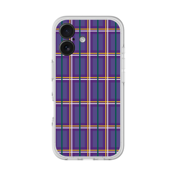 スリムプロテクションプレミアムケース［ Tartan Check - Purple ］