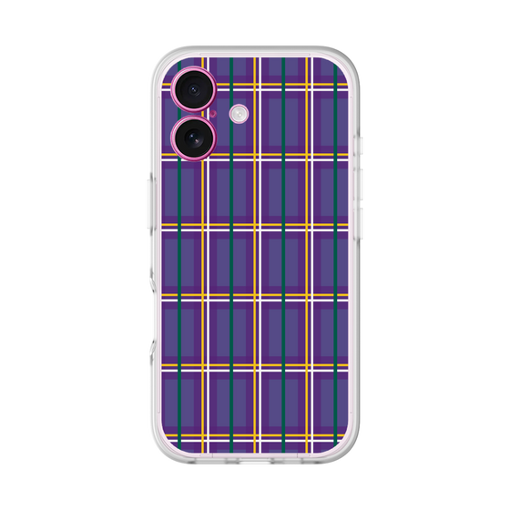 スリムプロテクションプレミアムケース［ Tartan Check - Purple ］