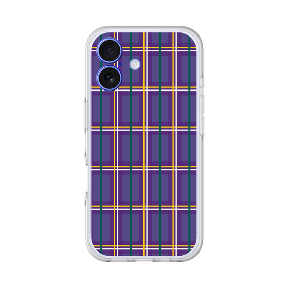 スリムプロテクションプレミアムケース［ Tartan Check - Purple ］