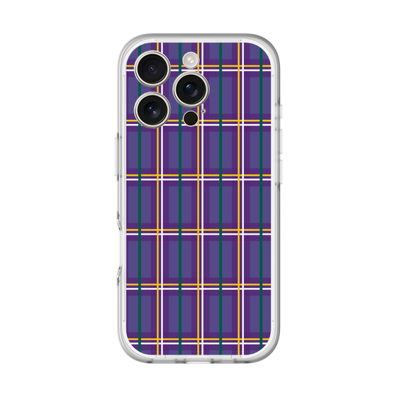 スリムプロテクションプレミアムケース［ Tartan Check - Purple ］