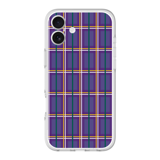 スリムプロテクションプレミアムケース［ Tartan Check - Purple ］