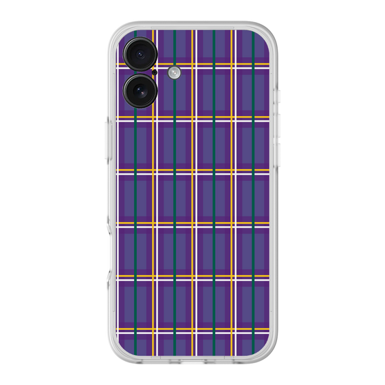 スリムプロテクションプレミアムケース［ Tartan Check - Purple ］