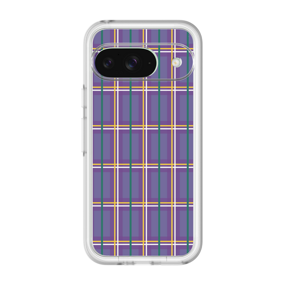 スリムプロテクションプレミアムケース［ Tartan Check - Purple ］