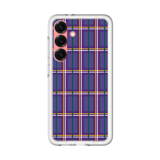 スリムプロテクションプレミアムケース［ Tartan Check - Purple ］