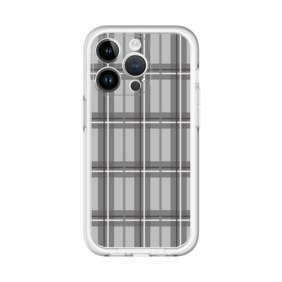 スリムプロテクションプレミアムケース［ Tartan Check - Gray ］