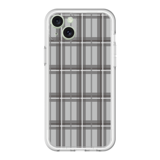 スリムプロテクションプレミアムケース［ Tartan Check - Gray ］