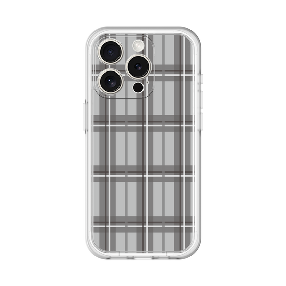 スリムプロテクションプレミアムケース［ Tartan Check - Gray ］