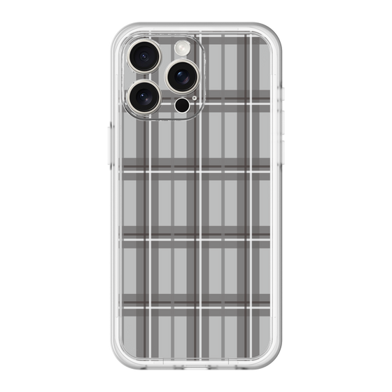 スリムプロテクションプレミアムケース［ Tartan Check - Gray ］