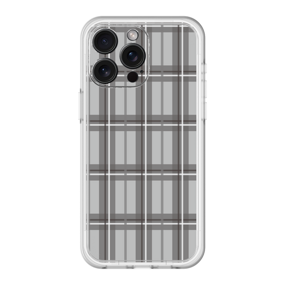 スリムプロテクションプレミアムケース［ Tartan Check - Gray ］