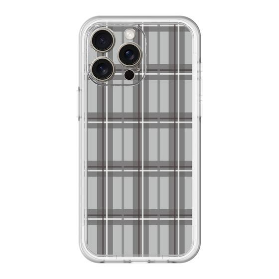 スリムプロテクションプレミアムケース［ Tartan Check - Gray ］