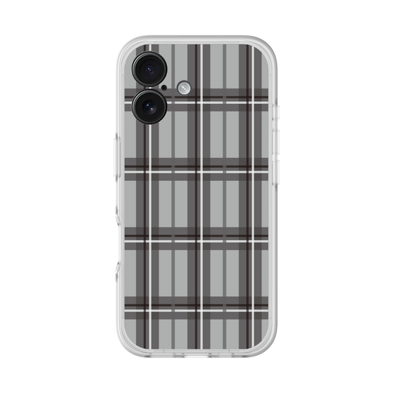 スリムプロテクションプレミアムケース［ Tartan Check - Gray ］