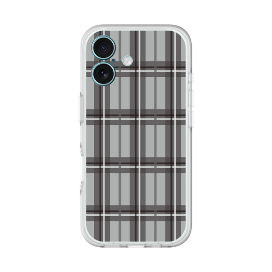 スリムプロテクションプレミアムケース［ Tartan Check - Gray ］