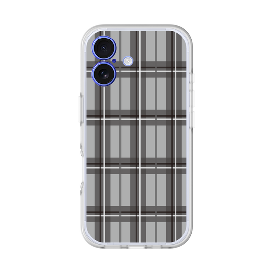 スリムプロテクションプレミアムケース［ Tartan Check - Gray ］