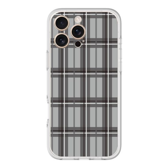 スリムプロテクションプレミアムケース［ Tartan Check - Gray ］