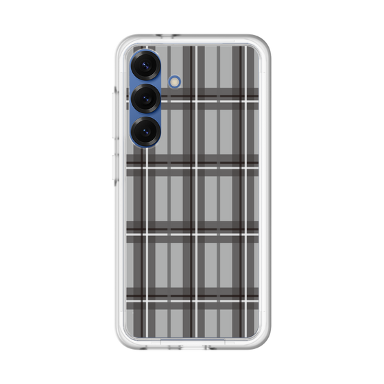 スリムプロテクションプレミアムケース［ Tartan Check - Gray ］