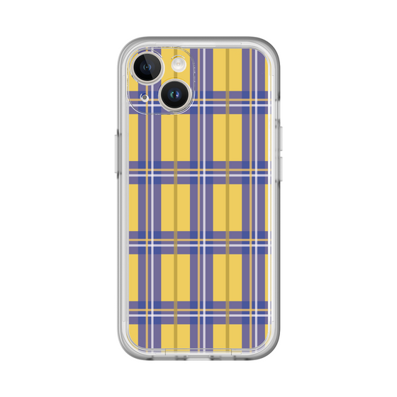 スリムプロテクションプレミアムケース［ Tartan Check - Yellow ］