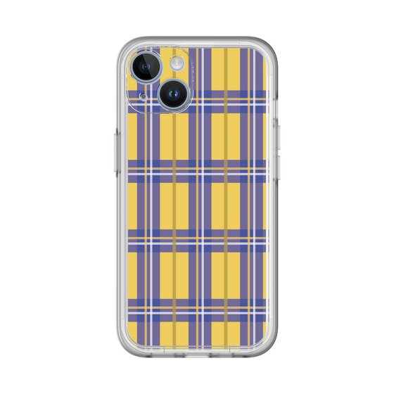 スリムプロテクションプレミアムケース［ Tartan Check - Yellow ］