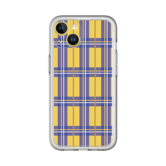 スリムプロテクションプレミアムケース［ Tartan Check - Yellow ］