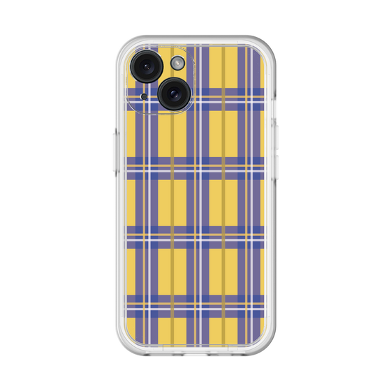 スリムプロテクションプレミアムケース［ Tartan Check - Yellow ］