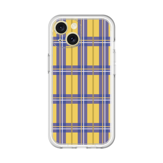 スリムプロテクションプレミアムケース［ Tartan Check - Yellow ］