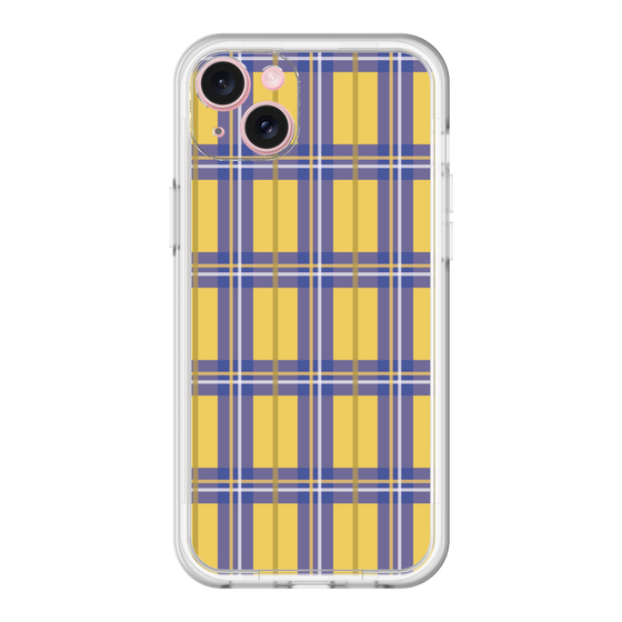 スリムプロテクションプレミアムケース［ Tartan Check - Yellow ］