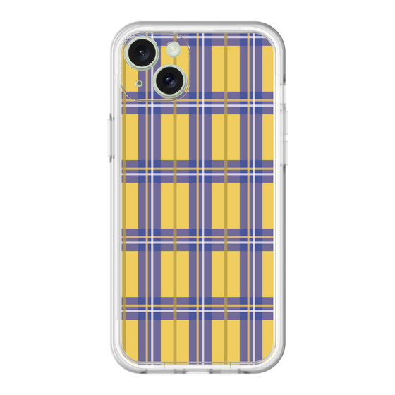 スリムプロテクションプレミアムケース［ Tartan Check - Yellow ］