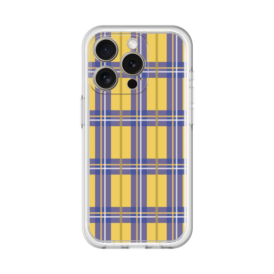 スリムプロテクションプレミアムケース［ Tartan Check - Yellow ］