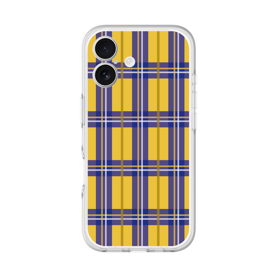 スリムプロテクションプレミアムケース［ Tartan Check - Yellow ］