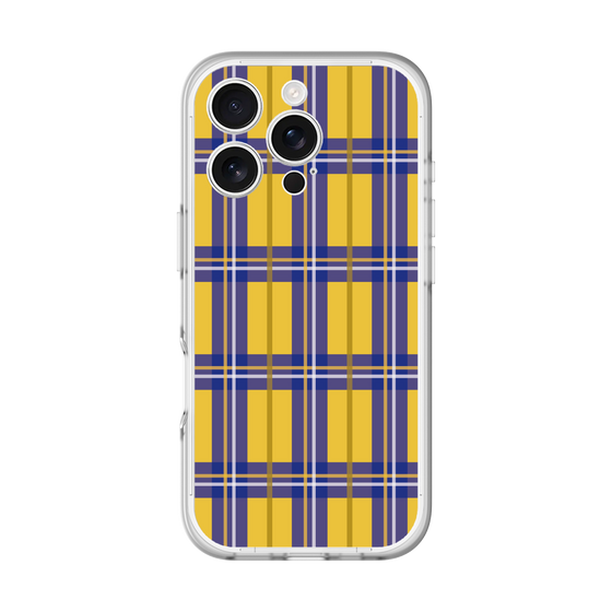 スリムプロテクションプレミアムケース［ Tartan Check - Yellow ］