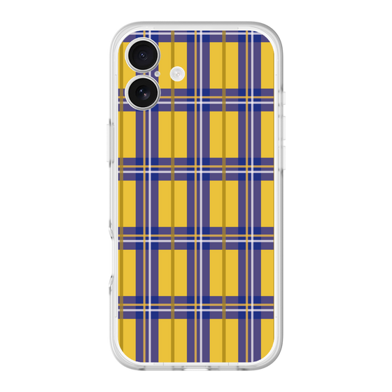 スリムプロテクションプレミアムケース［ Tartan Check - Yellow ］