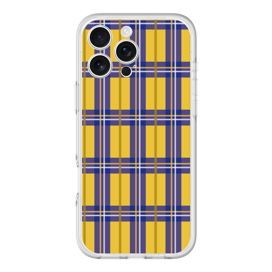 スリムプロテクションプレミアムケース［ Tartan Check - Yellow ］