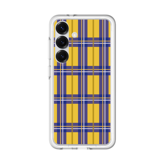スリムプロテクションプレミアムケース［ Tartan Check - Yellow ］
