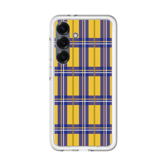 スリムプロテクションプレミアムケース［ Tartan Check - Yellow ］