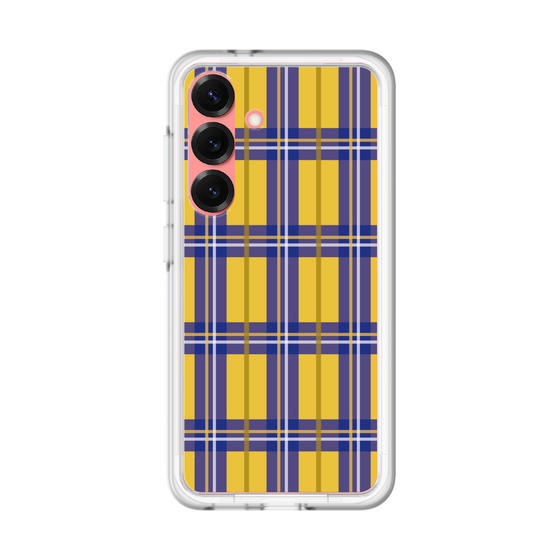 スリムプロテクションプレミアムケース［ Tartan Check - Yellow ］