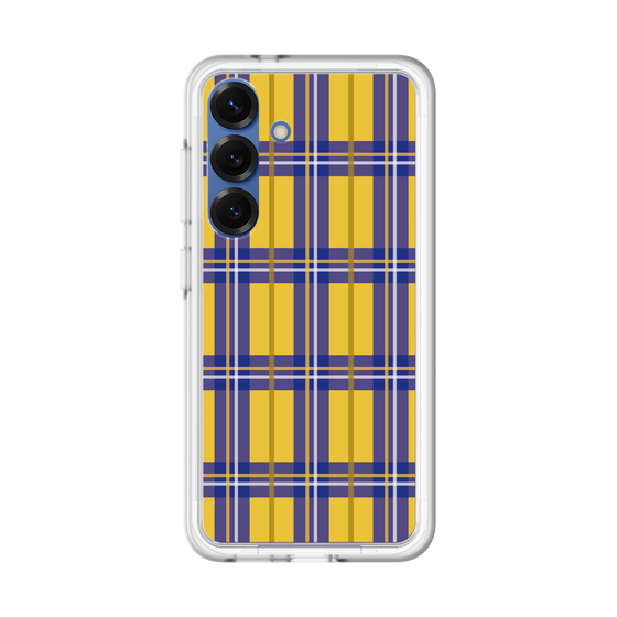 スリムプロテクションプレミアムケース［ Tartan Check - Yellow ］