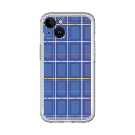 スリムプロテクションプレミアムケース［ Tartan Check - Blue ］