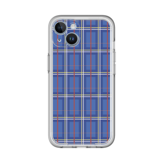 スリムプロテクションプレミアムケース［ Tartan Check - Blue ］