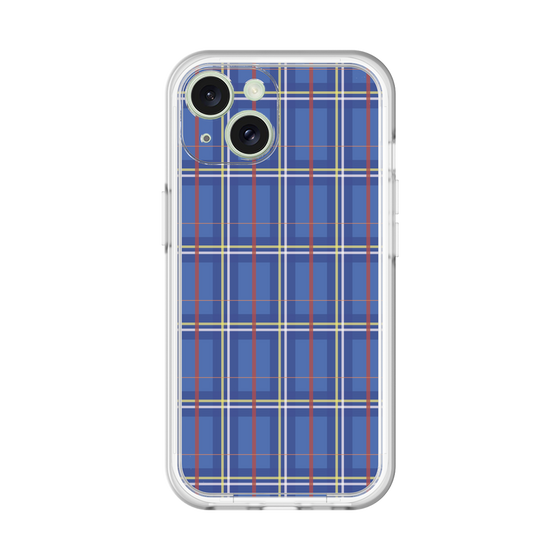 スリムプロテクションプレミアムケース［ Tartan Check - Blue ］