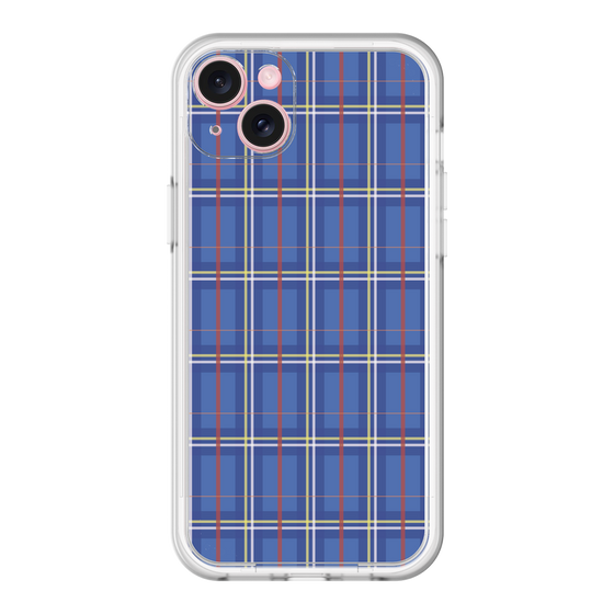 スリムプロテクションプレミアムケース［ Tartan Check - Blue ］